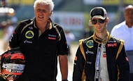 Гран При Венгрии  2012 г. Суббота  28  июля  третья практика Ромэн Грожан Lotus F1 Team