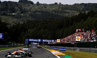 Гран При Бельгии 2012 г. Воскресенье 2 сентября гонка Нико Хюлкенберг Sahara Force India F1 Team