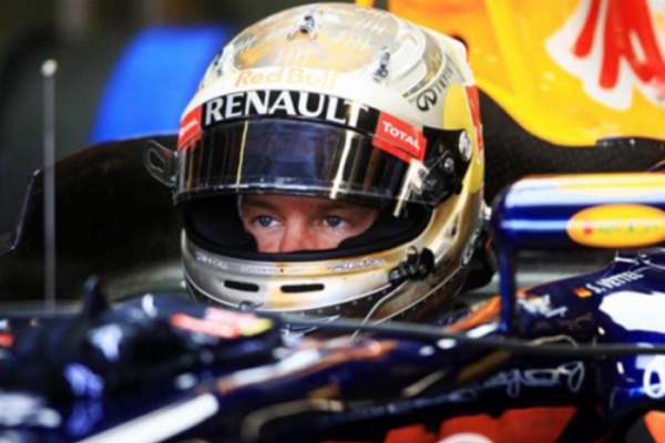 Гран При Италии 2012 г. Пятница 7 сентября первая практика Себастьян Феттель Red Bull Racing