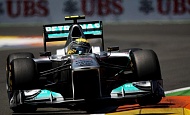 Гран При Валенсии 2011г  гонка Mercedes GP Petronas F1 Team Нико Росберг 