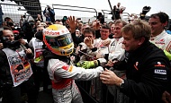 Гран При Германии 2011г Воскресенье Льюис Хэмилтон Vodafone McLaren Mercedes победитель гонки