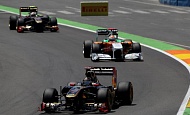 Гран При Валенсии 2011г  гонка Lotus Renault GP Ник Хайдфельд
