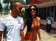 Гран При Малайзии  2012 г воскресенье 25  марта Льюис Хэмилтон Vodafone McLaren Mercedes и Николь Шерзингер