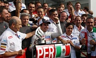 Гран При Италии 2012 г. Воскресенье 9 сентября гонка Серхио Перес Sauber F1 Team