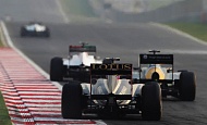 Гран При Индии 2011г Воскресенье Виталий Петров Lotus Renault GP
