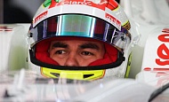 Гран При Кореи 2012 г. Суббота 13 октября третья практика Серхио Перес Sauber F1 Team