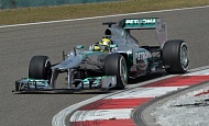 Гран При Китая 2013г. Пятница 12 апреля первая практика Нико Росберг Mercedes AMG Petronas