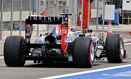 Гран При Бахрейна 2013г. Пятница 19 апреля первая практика Марк Уэббер Red Bull Racing
