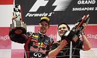 Гран При Сингапура 2011г Воскресенье Себастьян Феттель  Red Bull Racing  Победитель гонки
