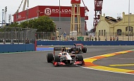 Гран При Валенсии 2012 г. Пятница 22 июня  Нараин Картикеян HRT F1 TEAM