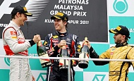 Гран При Малайзия 2011г  финиш