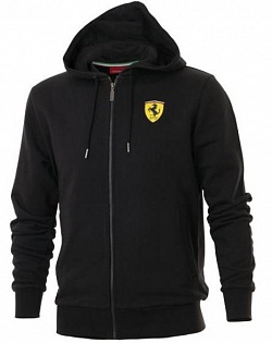 Толстовка мужская с капюшоном, black,