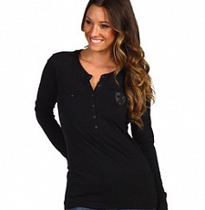 Футболка женская дл.рукав "Longsleeve", black, 