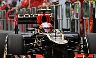 Гран При Австралии 2013г. Пятница 15 марта первая практика Ромэн Грожан Lotus F1 Team