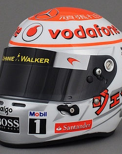 Шлем Jenson Button "Japan Victory 2011",