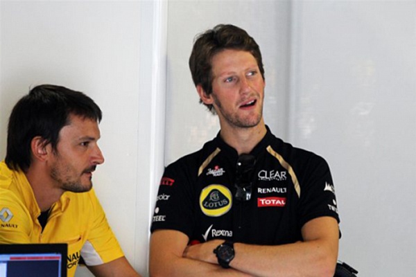 Гран При Италии 2012 г. Пятница 7 сентября вторая практика Ромэн Грожан Lotus F1 Team