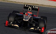 Барселона, Испания Ромэн Грожан Lotus F1 Team