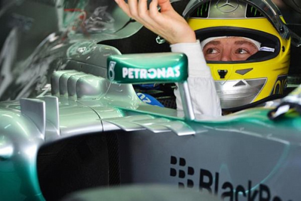 Гран При Малайзии 2013г. Пятница 22 марта вторая практика Нико Росберг Mercedes AMG Petronas