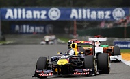 Гран При Бельгии 2011г воскресенье гонка Red Bull Racing Себастьян Феттель победитель гонки