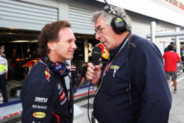 Гран При Италии 2012 г. Пятница 7 сентября первая практика Кристиан Хорнер Red Bull Racing