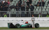 Гран При Германии  2012 г Пятница 20 июля вторая практика  Михаэль Шумахер Mercedes AMG Petronas
