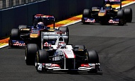 Гран При Валенсии 2011г гонка  Sauber F1 Team Камуи Кобаяши