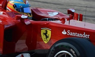 Гран При Италии 2012 г. Пятница 7 сентября вторая практика Фернандо Алонсо Scuderia Ferrari