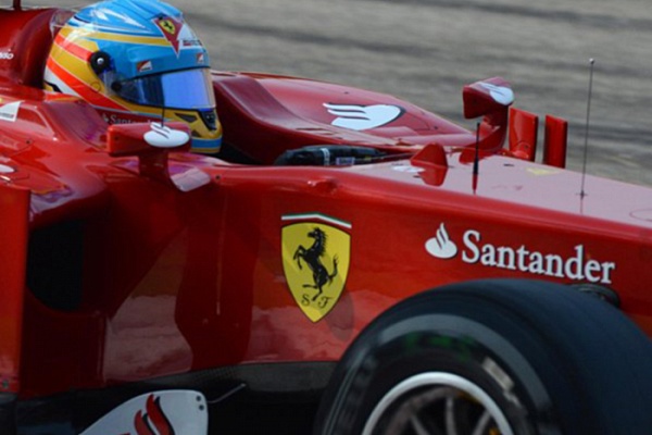 Гран При Италии 2012 г. Пятница 7 сентября вторая практика Фернандо Алонсо Scuderia Ferrari