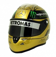 Mini helmet Schuberth SF1, M. Schumacher, Mercedes-Benz