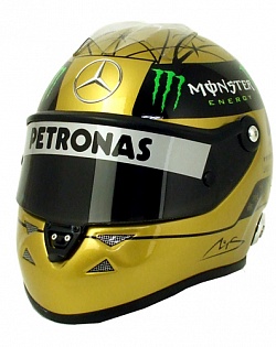 Mini helmet Schuberth SF1, M. Schumacher, Mercedes-Benz