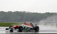 Гран При Великобритании  2012 г Пятница 6 июля первая практика  Пол ди Реста Sahara Force India F1 Team