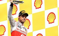 Гран При Бельгии 2011г воскресенье гонка Vodafone McLaren Mercedes Дженсон Баттон