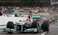 Гран При Германии  2012 г Суббота 21 июля квалификация  Михаэль Шумахер Mercedes AMG Petronas