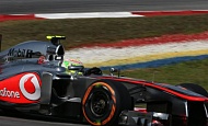 Гран При Малайзии 2013г. Пятница 22 марта первая практика Серхио Перес Vodafone McLaren Mercedes
