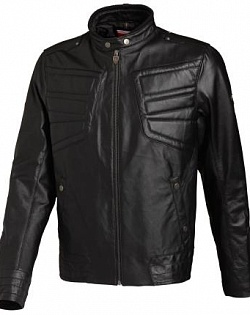 Куртка мужская Leather Jacket Rider black,