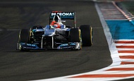 Гран При  Абу – Даби 2012 г. Суббота 3 ноября квалификация Михаэль Шумахер Mercedes AMG Petronas