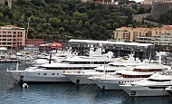 Яхты на Гран При Монако 2012г