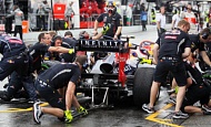 Гран При Германии  2012 г Пятница 20 июля вторая практика  Марк Уэббер Red Bull Racing