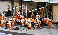 Гран При Абу - Даби  2012 г. Воскресенье 4 ноября гонка Пол ди Реста Sahara Force India F1 Team