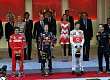 Победители Гран При Монако 2011г Фернандо Алонсо, Себастьян Феттель и Дженсон Баттон