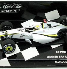 Brawn GP, BGP 001, J. Button, Bahrain GP winner, 1:43