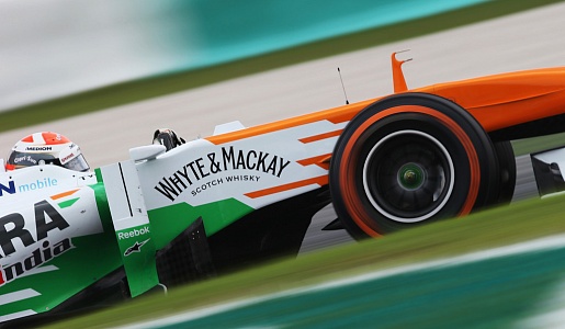 Гонщик «Форс-Индии» Адриан Сутиль