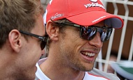 Гран При Монако  2012 г  воскресенье 27  мая Себастьян Феттель Red Bull Racing и Дженсон Баттон Vodafone McLaren Mercedes