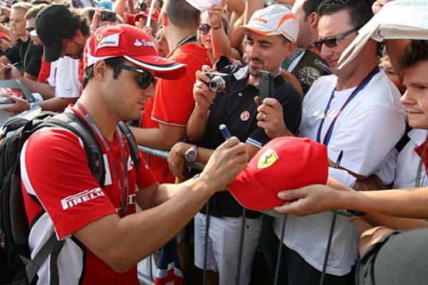 Гран При Италии 2012 г. Суббота 8 сентября третья практика Фелипе Масса Scuderia Ferrari