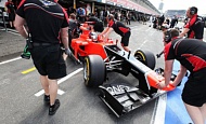 Гран При Германии  2012 г Суббота 21 июля третья практика  Тимо Глок Marussia F1 Team