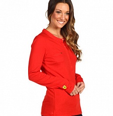 Футболка женская дл.рукав "Longsleeve", red, 