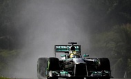 Гран При Малайзии 2013г. Суббота 23 марта квалификация Нико Росберг Mercedes AMG Petronas