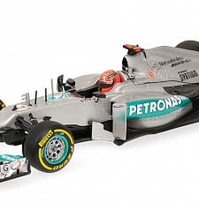 Mercedes-Benz W03, M. Schumacher, 2012, 1:43