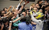 Гран При Китая  2012 г  воскресенье 15 апреля  победитель гонки Нико Росберг Mercedes AMG Petronas