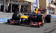 Гран При Бахрейна  2012 г суббота 20 апреля квалификация Марк Уэббер Red Bull Racing
